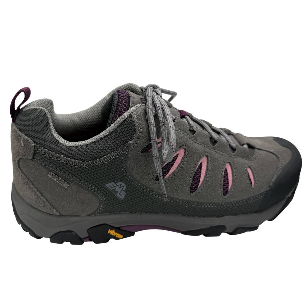 Eastern Mountain Sports Shoes Womens Size 11 Gray Journey Low WP Vibram Hiking